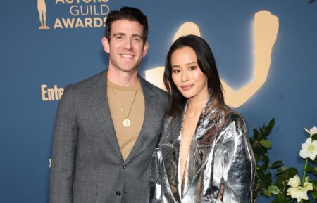 Bryan Greenberg and Jamie Chung attend the SAG Awards Season Celebration at Chateau Marmont on December 12, 2024 in Los Angeles, California.