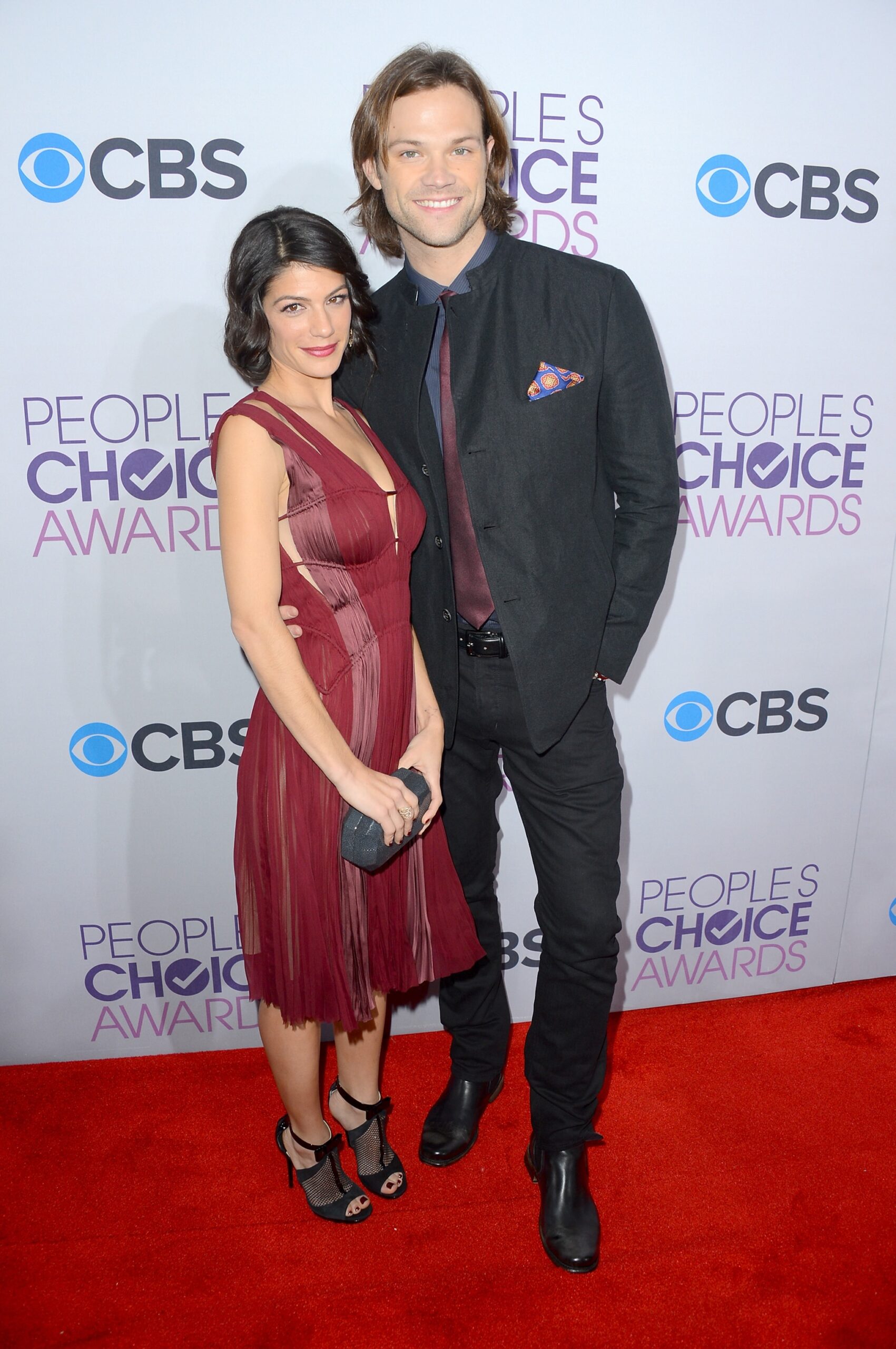 Jared and Genevieve Padalecki attends the 34th Annual People's Choice Awards at Nokia Theatre L.A. Live on January 9, 2013 in Los Angeles, California.