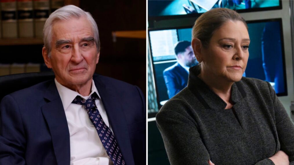 Sam Waterston and Camryn Manheim in 'Law & Order'