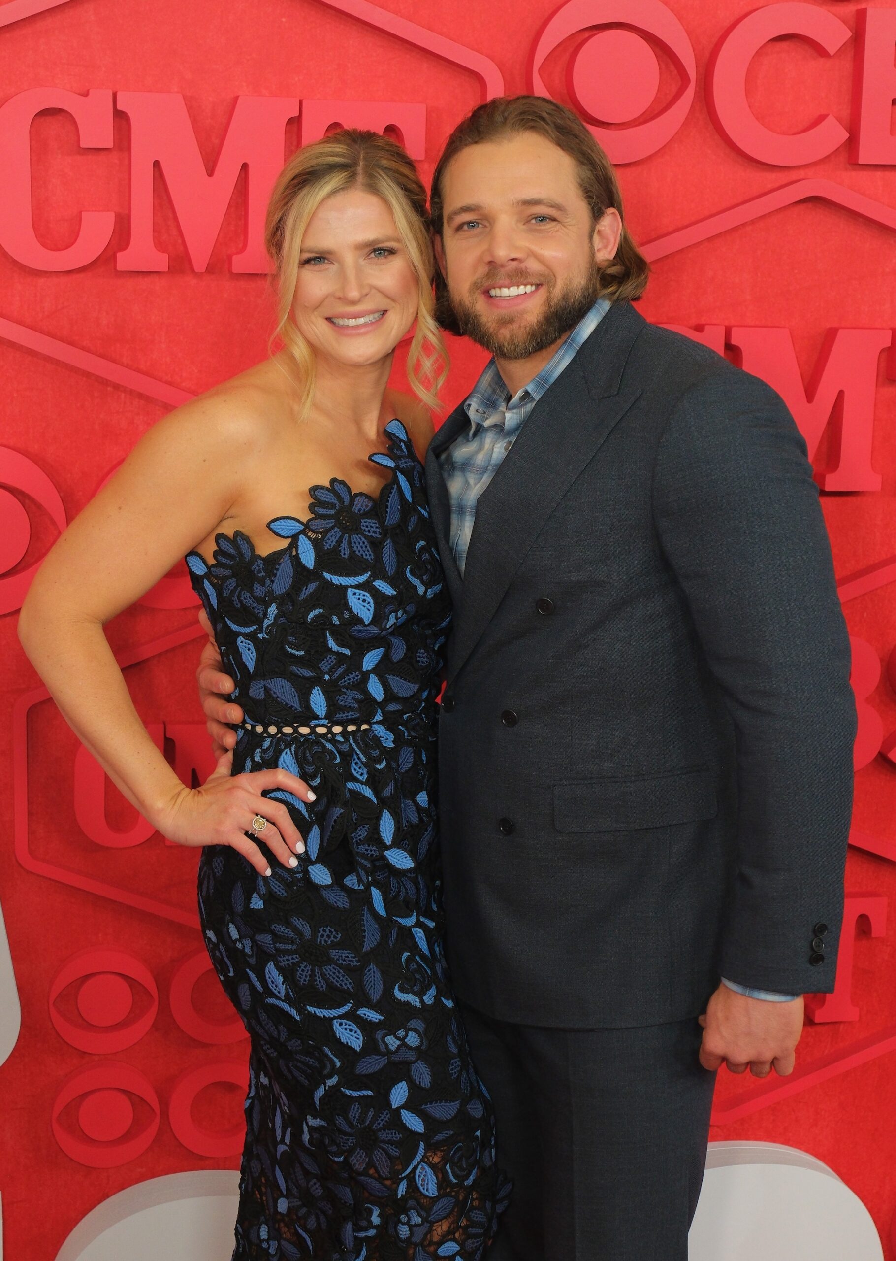 Lexi Murphy and Max Thieriot (R) attend the 2024 CMT Music Awards at Moody Center on April 07, 2024 in Austin, Texas.