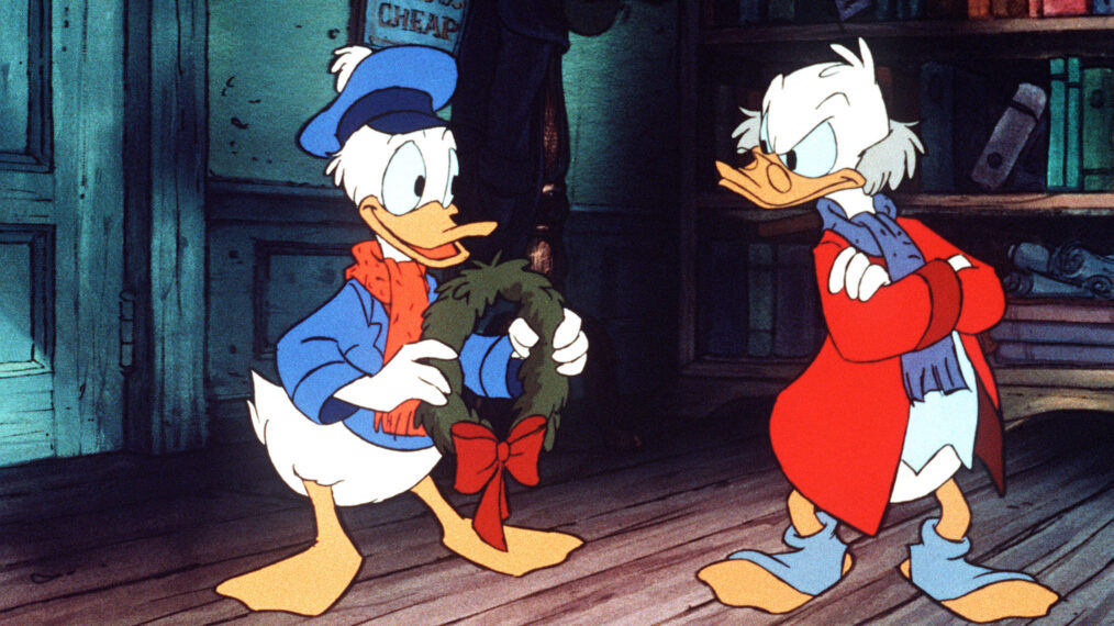 Donald Duck and Scrooge McDuck 'Mickey's Christmas Carol'