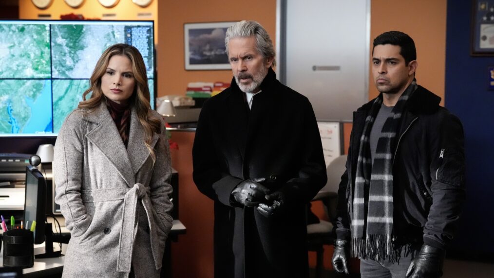 Katrina Law as NCIS Special Agent Jessica Knight, Gary Cole as NCIS Special Agent Alden Parker, and Wilmer Valderrama as NCIS Special Agent Nicholas “Nick” Torres — 'NCIS' Season 22 Episode 9 