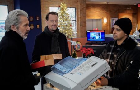 Gary Cole as NCIS Special Agent Alden Parker, Sean Murray as Special Agent Timothy McGee, and Wilmer Valderrama as NCIS Special Agent Nicholas “Nick” Torres — 'NCIS' Season 22 Episode 9 