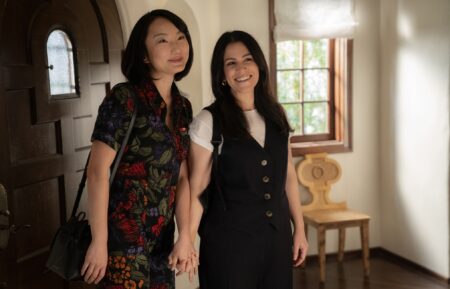 Poppy Liu and Abbi Jacobson in 'No Good Deed'