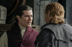 David Berry and Sam Heughan in 'Outlander' Season 7