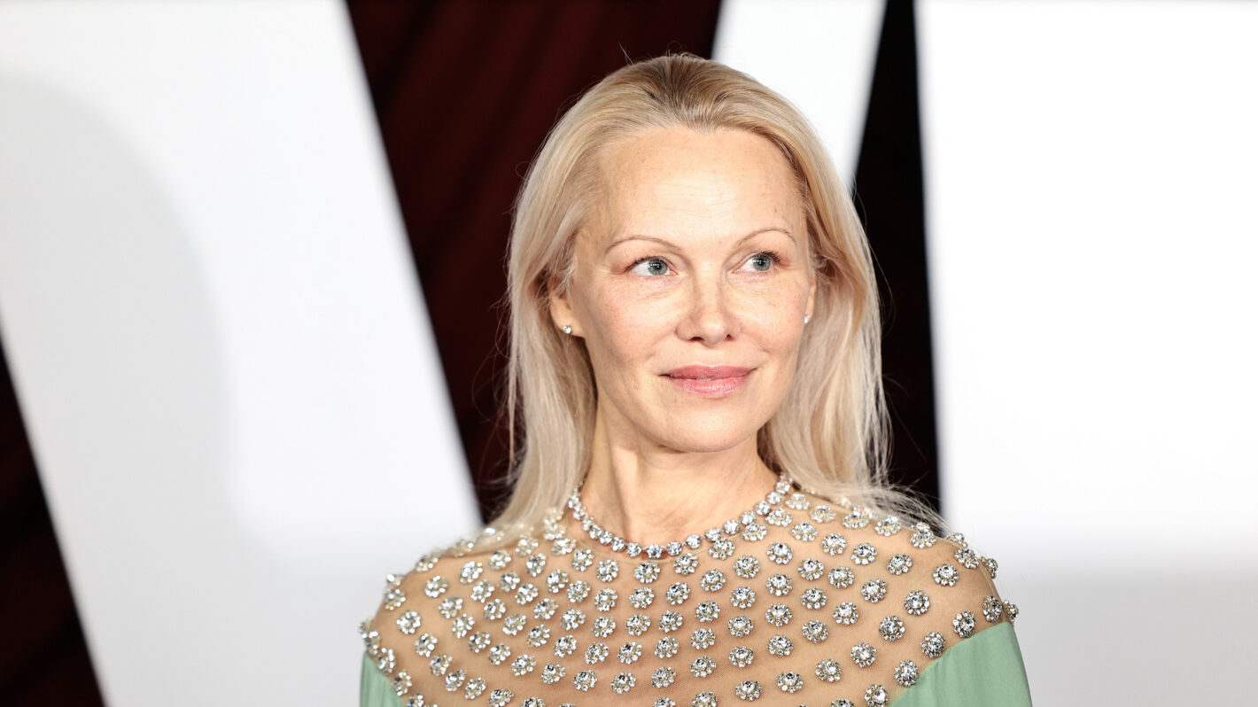 Pamela Anderson attends Glamour Women of the Year at Times Square EDITION Hotel on October 08, 2024 in New York City.