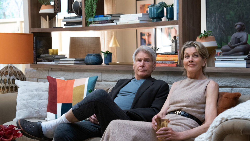 Harrison Ford and Wendie Malick in 'Shrinking' Season 2 finale