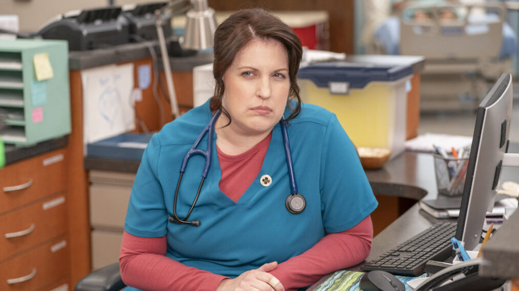 Allison Tolman as Alex in 'St. Denis Medical' Season 1 Episode 5 - 'A Peanut & Caramel-Filled Miracle'