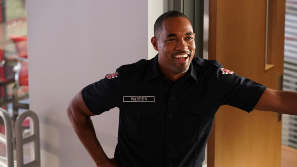 Jason George as Ben Warren in 'Station 19'