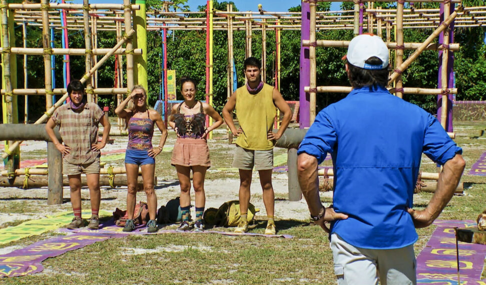 Teeny Chirichillo, Sue Smey, Rachel LaMont, Sam Phalen, and Jeff Probst in 'Survivor' Season 47 finale - 'The Last Stand'