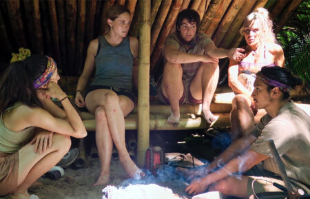 Rachel LaMont, Caroline Vidmar, Teeny Chirichillo, Sue Smey and Andy Rueda in 'Survivor' Season 47 Episode 12 - 'Operation Italy'