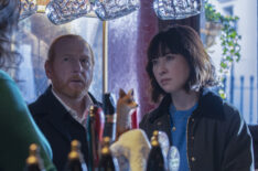 Adrian Scarborough and Vanessa Emme in 'The Chelsea Detective'