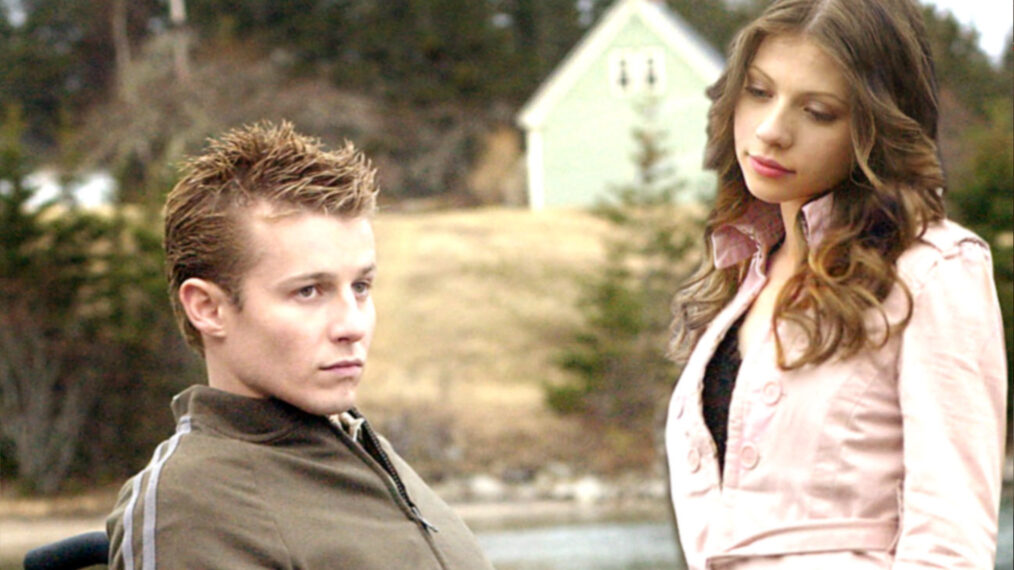 Will Estes and Mike Mayer and Michelle Trachtenberg as Carrie Beal in 'The Dive From Clausen's Pier'