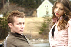 Will Estes and Mike Mayer and Michelle Trachtenberg as Carrie Beal in 'The Dive From Clausen's Pier'