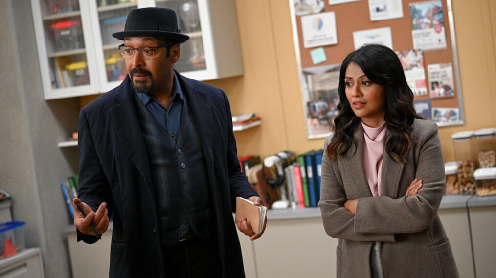 Jesse L. Martin as Alec Mercer, Karen David as Rose Dinshaw — 'The Irrational' Season 2 Episode 8 