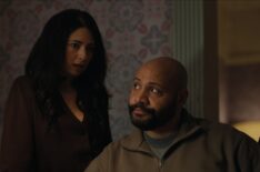 Aarti Mann as Violet Ebner, Colton Dunn as Lester Kitchens in The Recruit