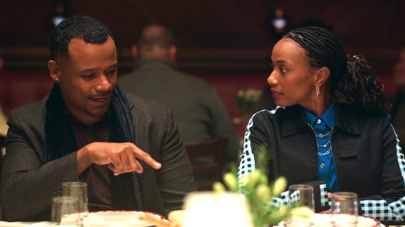 LeRoy McClain and Alyah Chanelle Scott in 'The Sex Lives of College Girls'