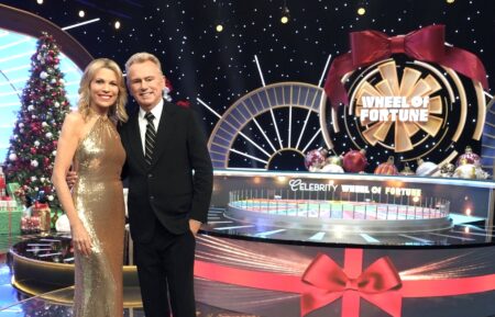 Vanna White and Pat Sajak