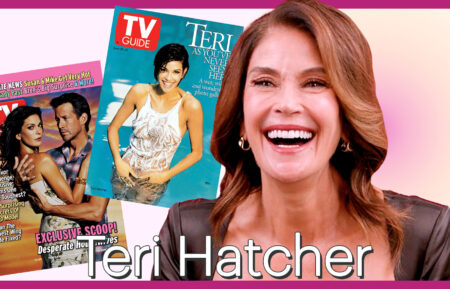 Teri Hatcher does Throwback with TV Guide Magazine