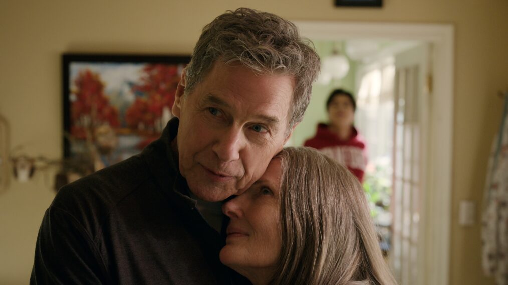 Tim Matheson as Doc, Annette O'Toole as Hope McCrea in episode 601 of Virgin River