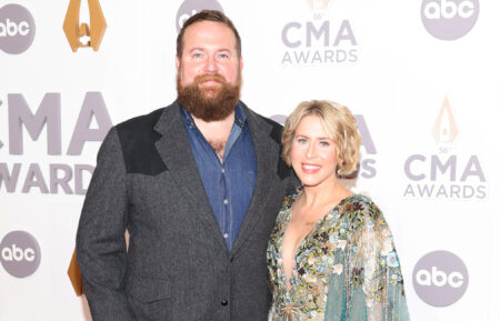 Ben Napier and Erin Napier attend The 56th Annual CMA Awards at Bridgestone Arena on November 09, 2022 in Nashville, Tennessee.