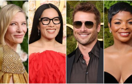 Cate Blanchett, Ali Wong, Glen Powell, and Janelle James at Golden Globes