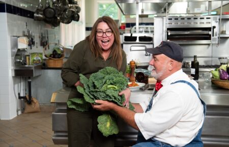 Rachael Ray and Farmer Lee Jones