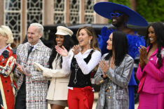 Bob Harper, Ciara Miller, Gabby Windey, Bob The Drag Queen, Nikki Garcia, and Chanel Ayan in The Traitors - Season 3