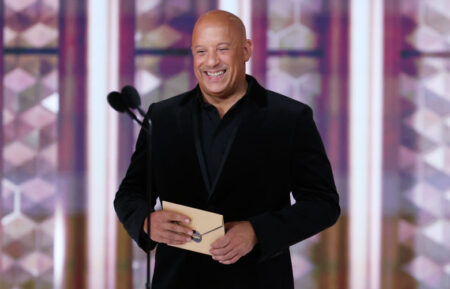 Vin Diesel during the 82nd Annual Golden Globes held at The Beverly Hilton on January 05, 2025