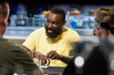 Host Eric Adjepong deals cards for round 2, as seen on Wildcard Kitchen, Season 2