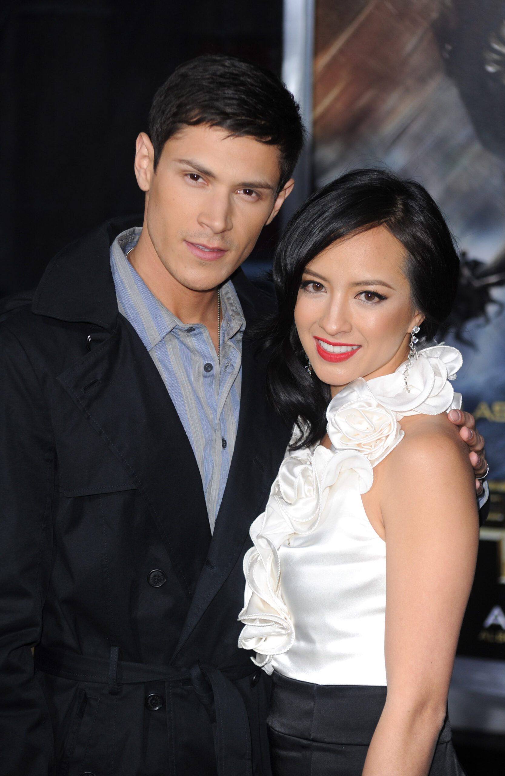 Actor Alex Meraz and Kim Meraz arrives at the premiere of Warner Bros. 'Clash Of The Titans' held at Grauman's Chinese Theatre on March 31, 2010 in Los Angeles, California.