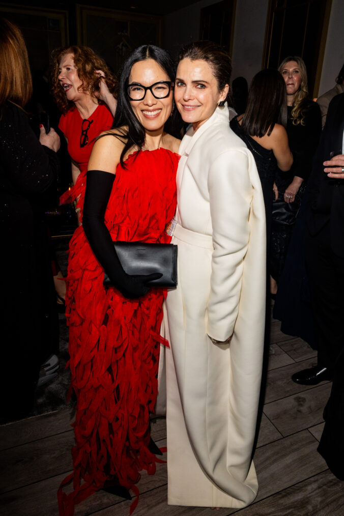 Ali Wong and Keri Russell attend Netflix's Golden Globe Afterparty 2025