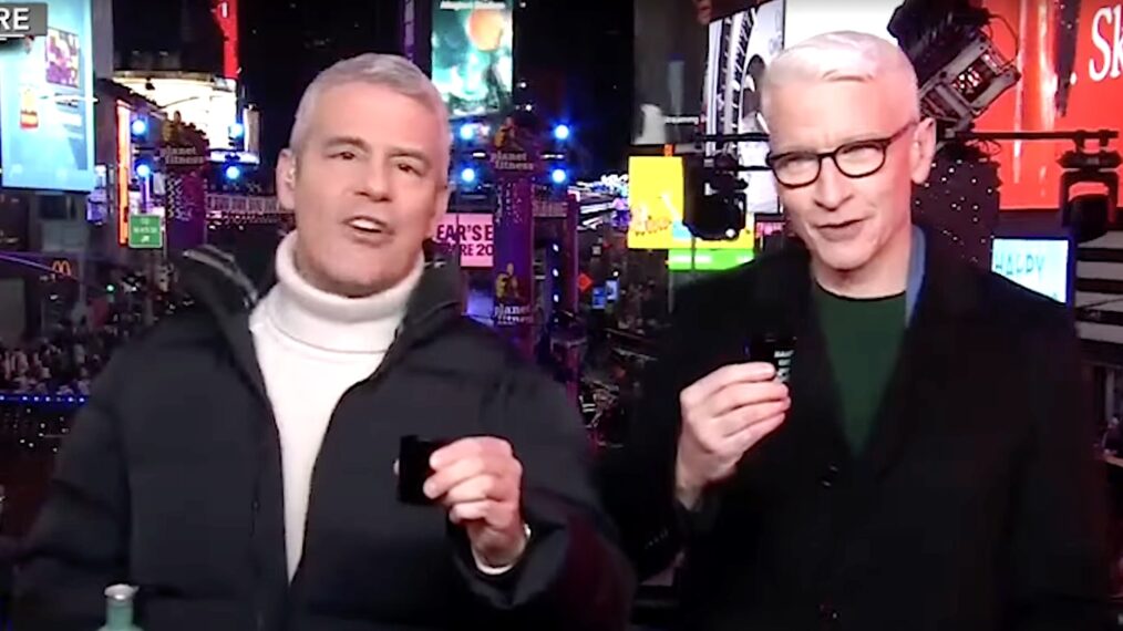 Andy Cohen and Anderson Cooper on CNN