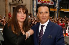 Actor Andy Garcia and wife Marivi Lorido Garcia arrive to the Warner Bros. premiere of the film 'Ocean's 13' at Grauman's Chinese Theatre on June 5, 2007 in Hollywood, California.