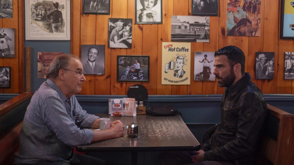 Mandy Patinkin, Zachary Quinto as Dr. Oliver Wolf — 'Brilliant Minds' Season 1 Finale 