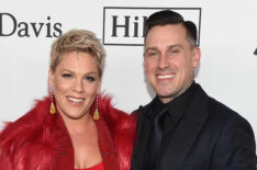 Pink and Carey Hart attend the Clive Davis and Recording Academy Pre-GRAMMY Gala