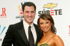 Cheryl Burke and Maksim Chmerkovskiy arrive at the 2007 NCLR ALMA Awards