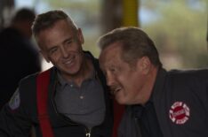 David Eigenberg as Christopher Herrmann, Christian Stolte as Randy “Mouch” McHolland — 'Chicago Fire' Season 13 Episode 9 'A Favor'