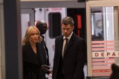 Jessy Schram as Dr. Hannah Asher, Luke Mitchell as Dr. Mitch Ripley — 'Chicago Fire' Season 13 Episode 11 'In the Trenches: Part 1'