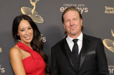 Joanna Gaines and Chip Gaines attend the 2022 Creative Arts Emmys