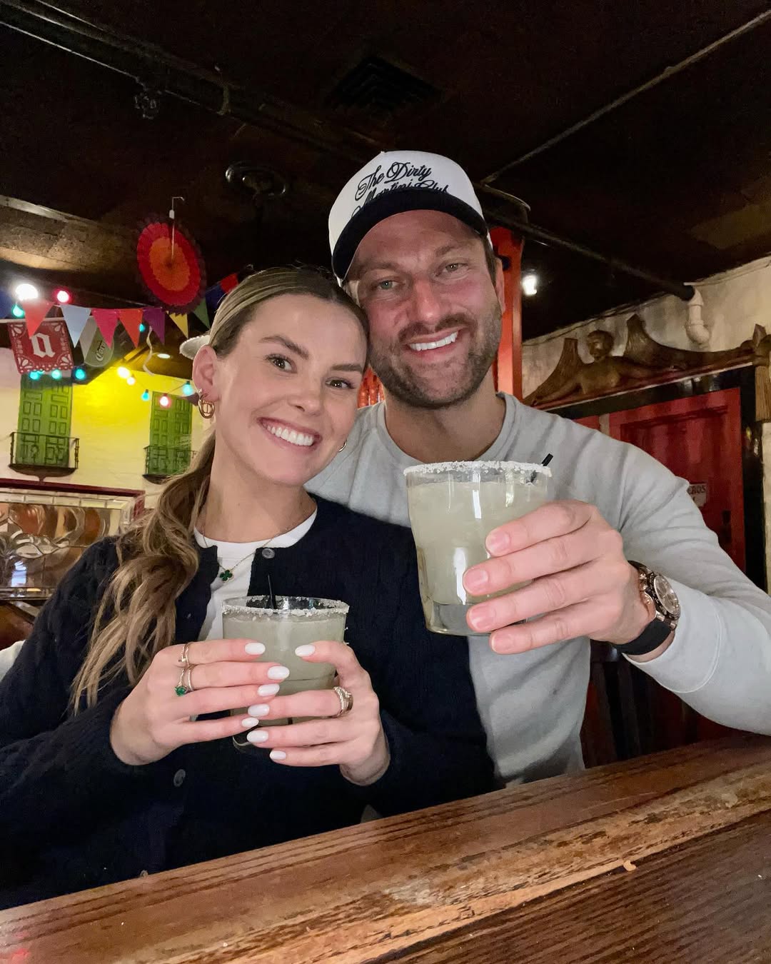 Chris Bukowski and Anna Redman at Dinner