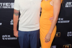 Brendan Rooney and Christy Carlson Romano attend the opening night of the 2023 ATX TV Festival