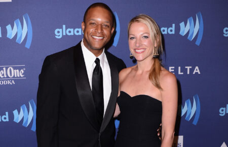 Craig Melvin and Lindsay Czarniak attend the 26th Annual GLAAD Media Awards