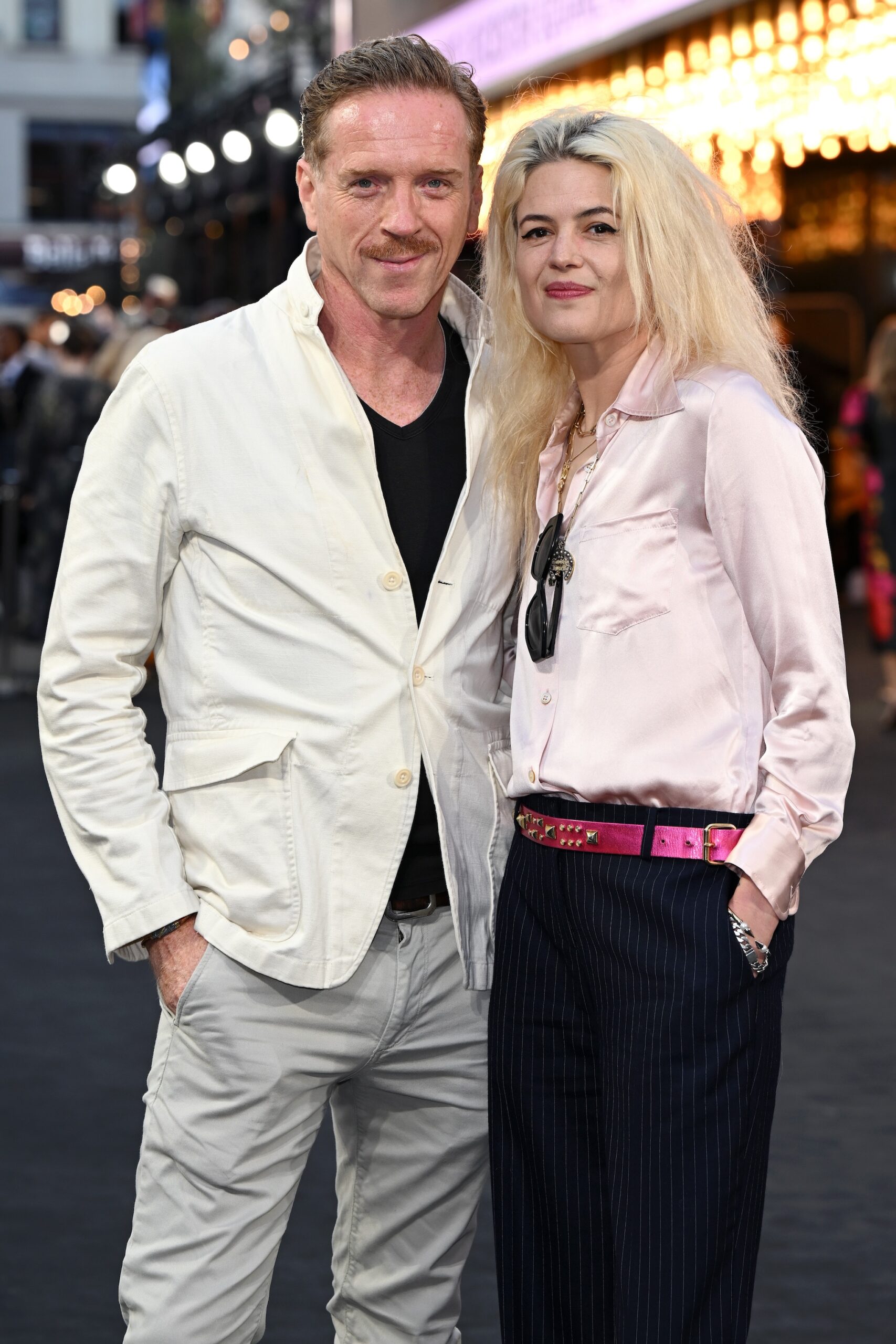 Damian Lewis and Alison Mosshart attend the UK Premiere of 