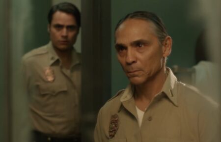 Kiowa Gordon and Zahn McClarnon in 'Dark Winds' Season 3