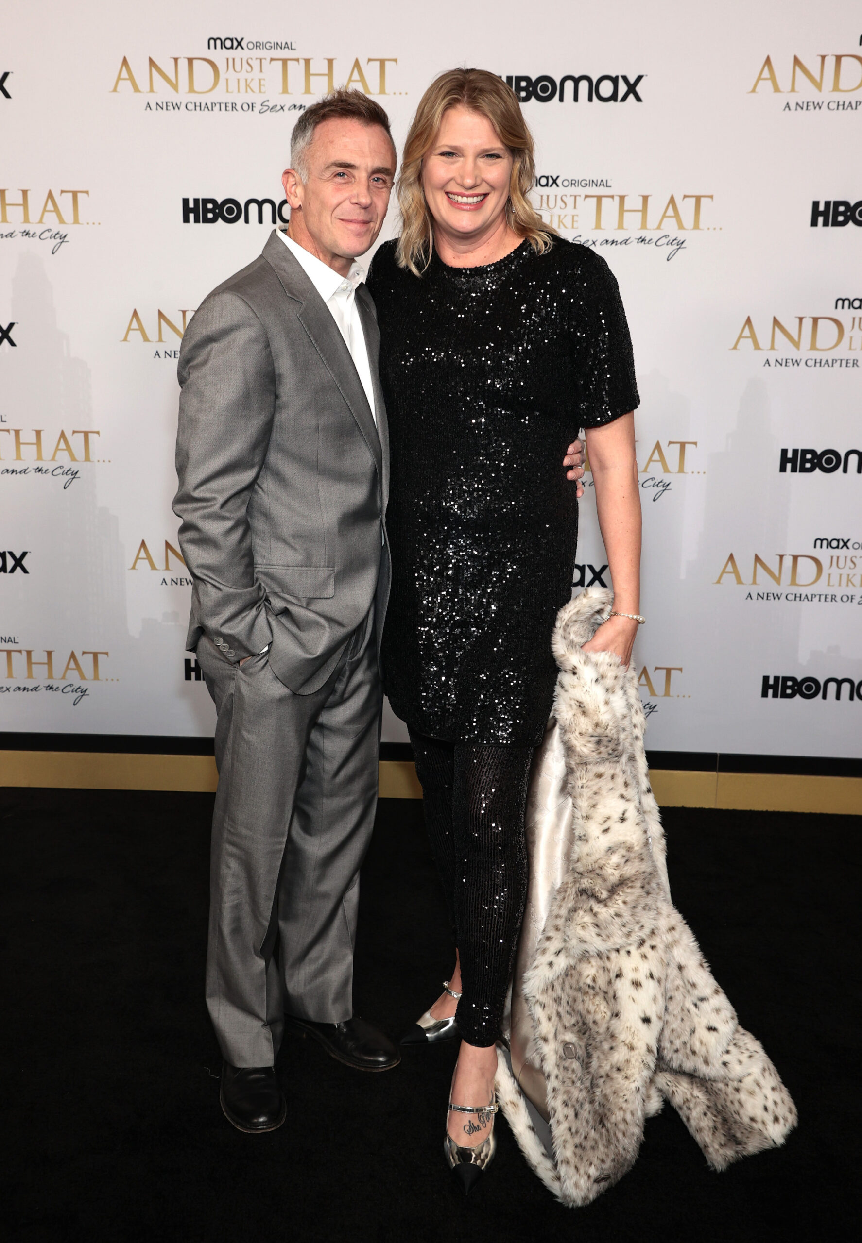 David Eigenberg and Chrysti Eigenberg attend HBO Max's premiere of 