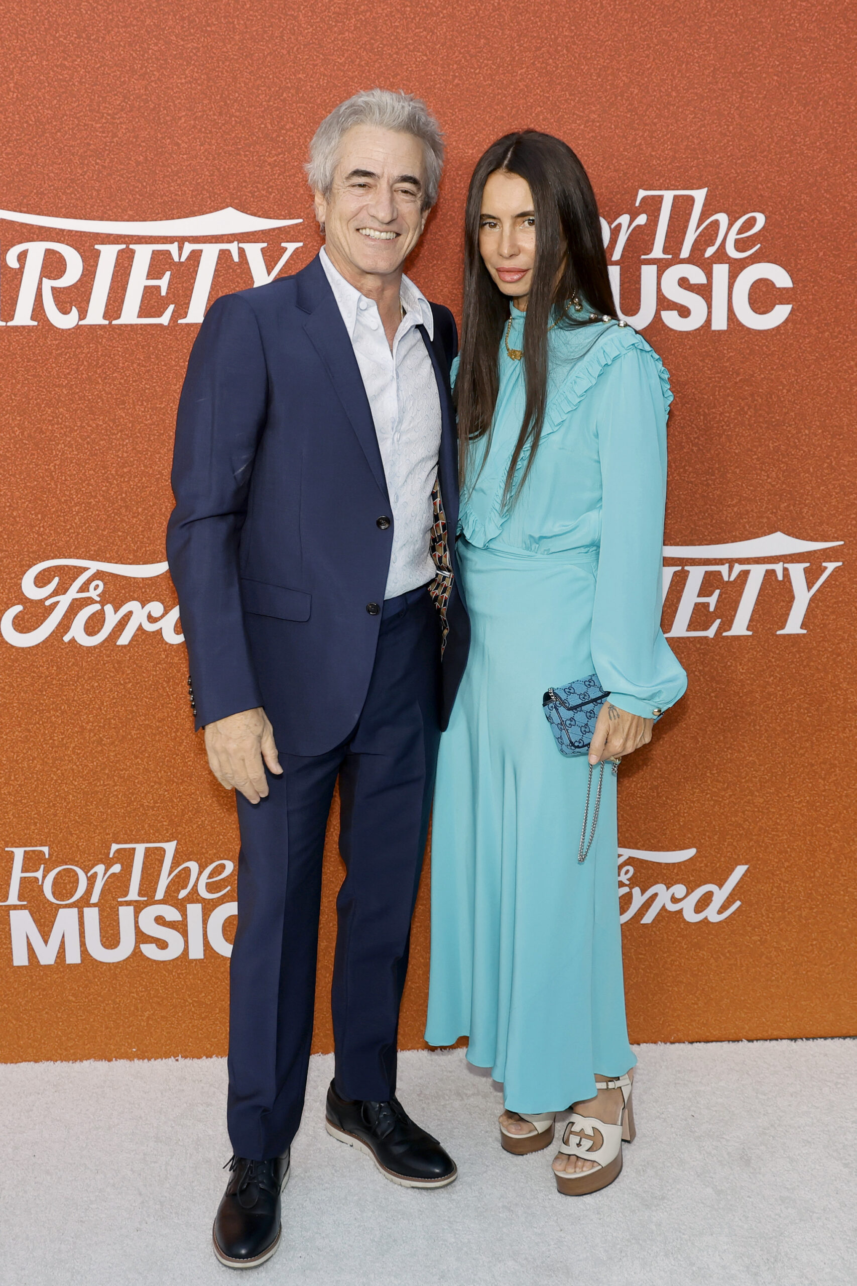 Dermot Mulroney and Tharita Cesaroni attend Variety Power of Young Hollywood at NeueHouse Los Angeles on August 10, 2023 in Hollywood, California.