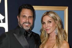 Don Diamont and Cindy Ambuehl attend the 50th Daytime Emmy Awards at The Westin Bonaventure Hotel & Suites, Los Angeles on December 15, 2023 in Los Angeles, California.