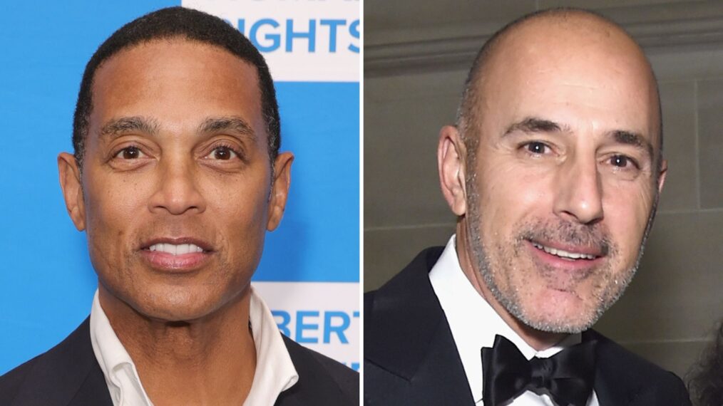 Don Lemon and Matt Lauer