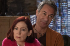 Carrie Preston and Eric McCormack in 'Elsbeth' Season 2 Episode 9 - 'Unalive and Well'